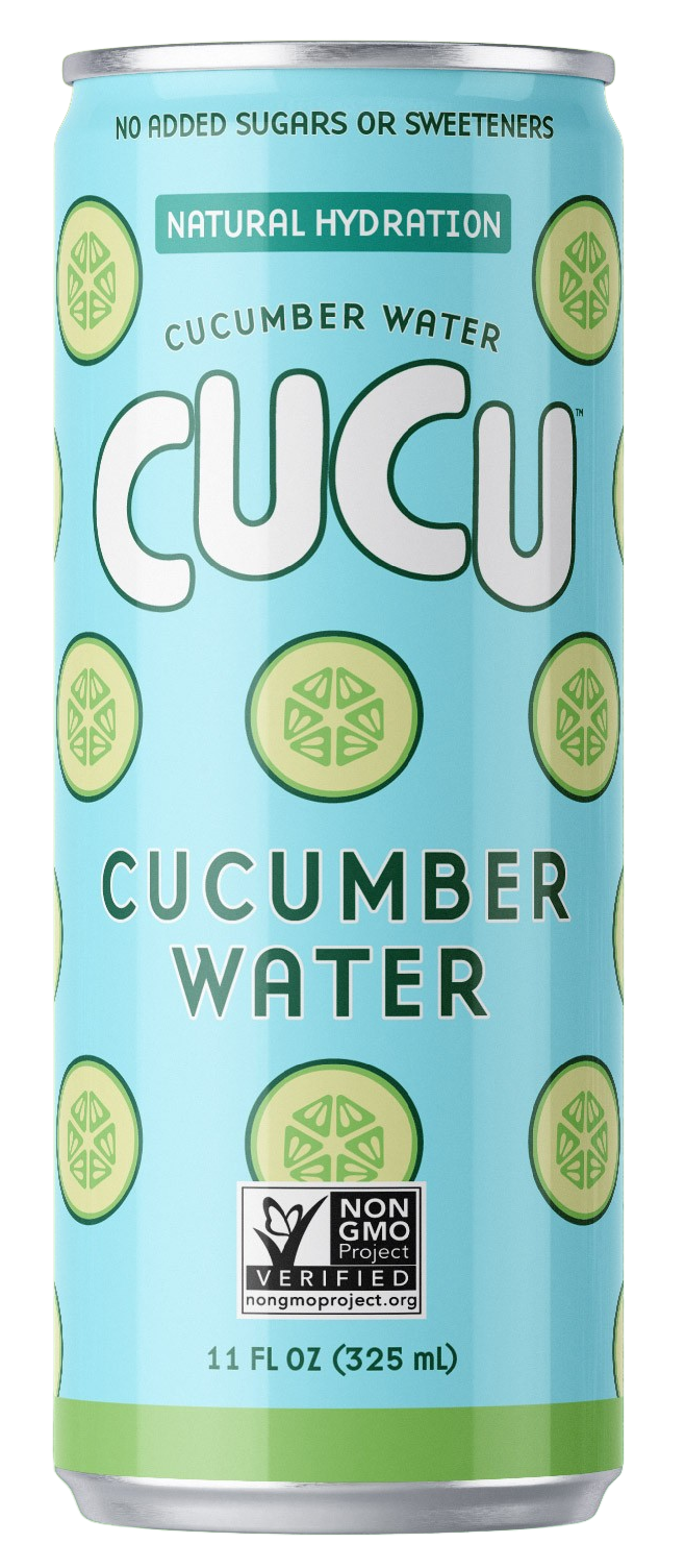 CUCU Original Cucumber Water can – refreshing cucumber water drink with natural electrolytes, antioxidants, and Vitamin C